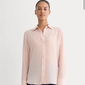Everlane Must Have Shirt in Washable Silk NWT